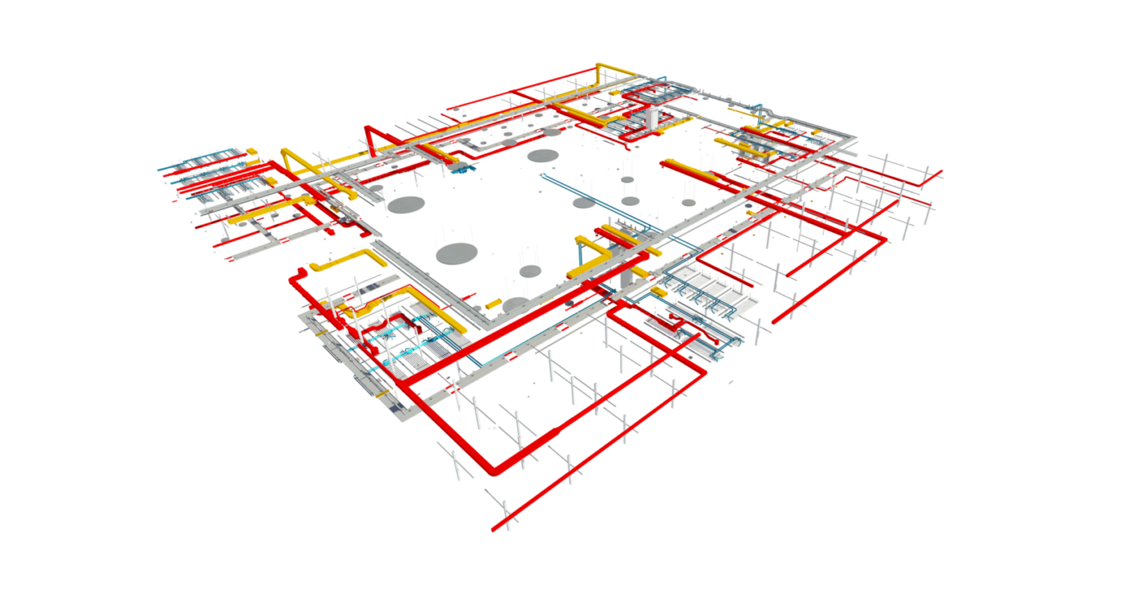 TI&M Rendering aller HLKSE-Installationen von Impuls Plus GmbH